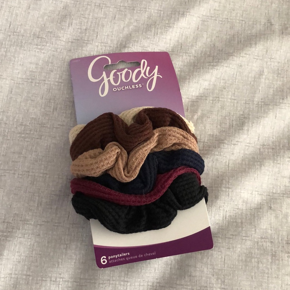 NWT Goody Ouchless 6 pack Scrunchies
